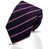 Camisa de Vestir Profesional Corbata de Negocios Banquete de Boda para Hombre Poliéster Rojo Negro Corbata Larga Anudada a Mano en stock