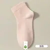 Calcetines Blancos para Mujer, Calcetines Cortos para Combinar con Zapatos Birkenstock, Calcetines Cortos de Algodón para Primavera y Otoño, Sin Costuras, Calcetines de Maternidad, Calcetines Negros Cortos Finos de Verano
