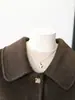 Casacos estilosos de outono para mulheres de meia-idade: novo casaco de lã dupla face, moderno e elegante para primavera e outono