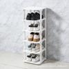 Un estante para zapatos de pelo de generación simple para puerta de varios niveles económico para el hogar sala de estar casa de alquiler artefacto de almacenamiento dormitorio zapatos