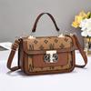Bolso cruzado pequeño de moda, nuevo diseño de bolso cuadrado pequeño, sentido del diseño, nicho, bolso de mano estampado, bolso pequeño, combina con todo