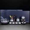 Juego Automático de Té de Arcilla Púrpura Original Juego de Té Kung Fu Venta al por Mayor Regalo Promocional para Oficina y Hogar Caja de Regalo con Logo