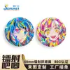 Caja Misteriosa Insignia de Lata Láser Doble Destello Personalizada Insignia de Impresión Offset Anime Personalizado Regalo Millet