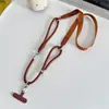 Nuevo Parche Webbing Ajustable Correa Cruzada para Teléfono Correa para Colgar del Cuello Cuerda Larga Venta al por Mayor