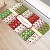 Felpudo Decorativo Navideño Alfombra Decorativa Felpudo de Cocina Felpudo para Sala de Estar Hogar Suave Copo de Nieve Árbol de Navidad Felpudo de Puerta