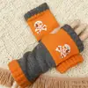 Guantes Personalizados para Otoño e Invierno, Guantes de Punto Cálidos y de Moda para Mujer, Moda Transfronteriza Guantes Bordados Patchwork Cálidos