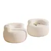 Banqueta para Cambiar Zapatos, Taburete Bajo para Entrada, Cojín Suave, Taburete para Vestíbulo, Taburete Redondo Simple, Taburete para Sofá de Sala de Estar del Hogar, Banqueta para Cambiar Zapatos en el Umbral