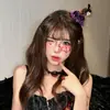 Acessório de cabeça de Halloween transfronteiriço: Faixa de cabelo de pelúcia de abóbora, design único e versátil, fantasia de cosplay, acessório de cabelo engraçado para mulheres