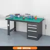 Banco de trabajo antiestático, Banco de trabajo para montador de alta resistencia, Modelo experimental para electricista de acero inoxidable, Inspección y montaje