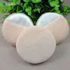 Venta al por mayor del fabricante Algodón Puro Gancho Esponja Redonda Medio Incrustado Guantes Cinta Polvo Suelto Polvo Fijador Esponja para Cojín