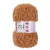 Bola de lana de 100 g con bucle de terciopelo para tejer a mano, ideal para hacer gorros, bufandas y muñecas.