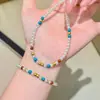 Collar de Plata de Ley S925 con Perlas Redondas Swarovski de Color Mixto para Atraer la Fortuna para Mujeres, Pulsera Personalizada Exquisita de Moda Estilo Lujo Ligero