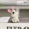 Enfeites de Panda de Cerâmica Fofos de Desenho Animado Criativo para Mesa de Escritório Estação de Trabalho Descompressão Panda Artesanato Criativo de Cerâmica