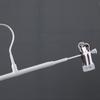 Gancho con Clip para Pantalones Almacenamiento de Pantalones Hogar Antideslizante Jk Percha para Ropa Acero Inoxidable Clip para Falda Secado Estante con Clip para Pantalones Recubierto de Plástico