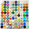 35mm Bolas Mixtas Damas Vidrio Pinball Bolas de Cristal Bola de Cristal Bola de Cristal de Color Sólido Nostalgia Juguete Infantil Pinball