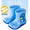 Botas de lluvia para niños nuevas dibujos animados lindas niños bebé botas de lluvia niñas estudiantes niños pequeño zapatos de agua impermeables zapatos de goma