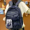 Mochila Coreana Ins Nueva de Aspecto Elegante Estilo Retro Workwear para Estudiantes de Secundaria y Preparatoria Ligera de Viaje Gran Capacidad