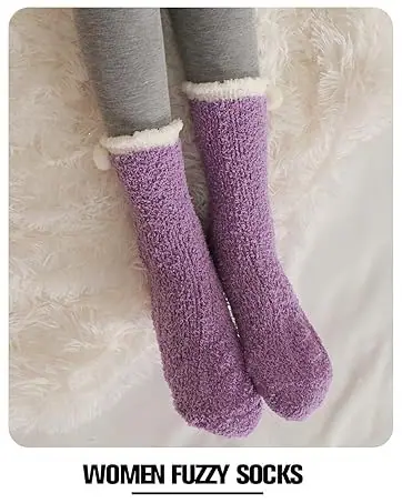 women fuzzy socks