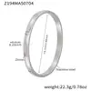Pulsera de Azulejo Geométrico con Patrón de Diamante Europeo y Americano Rueda de la Fortuna Pulsera Personalizada de Acero de Titanio Chapado en Oro de 18K No se Desvanece Pulsera