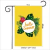 Bandeira de Jardim de Verão Transfronteiriça Bandeira Pendurada 30*45cm Bandeira de Pátio ao Ar Livre de Verão Venda por Atacado Pano Pendurado