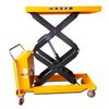 Carro plataforma móvil de 150 kg, carro plataforma hidráulico semieléctrico, carro plataforma elevadora eléctrica de tijera simple y doble.