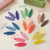 Pinzas Metálicas para el Cabello sin Marcas de Colores Caramelo para Mujer, Pinzas de Pato para Flequillo Lateral, Accesorios para el Cabello, Pasadores que No Dañan el Cabello