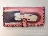 Nueva cartera de impresión hecha a mano escénica para estudiante mujer graffiti retro estilo étnico PU