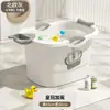 Balde de Banho Infantil Bebê Balde de Natação para Bebê Banho Balde de Banho Crianças Podem Sentar em Casa Espessado Grande Banheira
