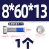 Tornillos de Acero Inoxidable 304 de Cabeza Baja Antiaflojamiento y Antichoque para Pegamento, Cabeza Delgada, Pegamento Azul Interno Torx M2M3-M8