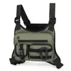 Bolsa de peito tática transfronteiriça para homens, adequada para ciclismo ao ar livre, uma bolsa colete esportiva multifuncional à prova d'água e resistente ao desgaste