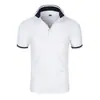 Camisa polo de verano para hombre de comercio exterior, color liso, manga corta, juvenil, moderna, casual, cuello camisero, camiseta de manga corta, transfronteriza, sin arrugas