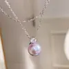 Item Popular do Xiaohongshu: Colar com Pingente de Pérola Versátil Clássico Francês Estilo Princesa, Brincos Estilo Princesa Diana Banhados a Ouro em Aço Titânio