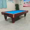 Mesa de Bilhar para Uso Doméstico, Mesa de Bilhar Elegante Estilo Americano, Bola Padrão, Dobrável, Altura Ajustável, Pode Ser Convertida em uma Mesa de Ping Pong, Modelo Novo
