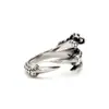 Anillo Vintage Garra de Dragón para Hombre Moderno Distintivo Anillo Abierto Creativo para Hombre Anillo de Dedo Individual Agresivo Garra de Águila