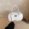 Bolsa Pequeña de Mano para Jugador de Bolos Transfronterizo para Mujer 2026 Nueva Versátil Textura Bolso de Hombro Único Bolso Cruzado Boston