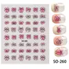 Belleza Completa Transfronteriza Nuevas Pegatinas Navideñas para Uñas Ins Pegatinas Doradas de Copos de Nieve Navideños para Uñas
