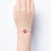 [Disco] Pulseira de fivela de segurança super bonita estilo europeu e americano, pulseira de personalidade feminina, ouro rosa, totalmente cravejada, cor estilo antigo chinês