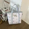 Bolsa Saco Grande Capacidade Transfronteiriça para Mulheres 2025 Nova Bolsa de Mão com Estampa de Desenho Animado Bolsa de Ombro Transversal de Alta Qualidade para o Dia a Dia