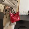 2024 Nuevo Estético Bolso Bucket para Viajero Pequeño Bolso Crowdsourcing Bolso de Mano de Moda para Mujer Casual Trendy Simple Bandolera