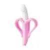 Juguete de Silicona con Forma de Plátano para Morder para Bebés con Ventosa, Palito para Morder de Grado Alimenticio, ¡El Más Vendido!