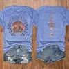 Camiseta con Patrón Velaris para Mujer de Aliexpress Transfronteriza, Poliéster 60%, Spandex 5%, Rayón 3