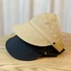 Sombrero de Copa Vacío de Verano para Mujer para Cubrir la Cara, Visera de Protección Solar, Cola de Caballo de Secado Rápido, Mascarilla Colgante Versátil para Cubrir la Cara, Sombrero de Lengua de Pato