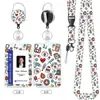 Portatarjeta de identificación de estudiante, portatarjetas creativo y moderno, gafete de trabajo personalizado, cubierta protectora para tarjeta de control de acceso, tarjeta de autobús, permiso de trabajo