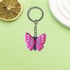 Colorido Borboleta Série Criativo Chaveiro Dunhuang Moda Carro Chaveiro Criativo Carro Pingente PVC Borracha Macia DIY