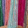 Cuentas redondas de concha de agua dulce natural de 3 mm, cuentas sueltas, semiterminadas, hechas a mano, para pulseras, collares y pendientes, accesorios de joyería.
