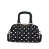 Bolso pequeño cuadrado de lunares estilo coreano para mujer, nuevo modelo otoño 2026, bolso de mano, bolso cruzado, moda para ir al trabajo, bolso de hombro elegante