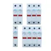 Guía de riel Yinsen directo de fábrica portafusibles RT18-32X/4p base ignífuga baja tensión base de núcleo fusible 10*38