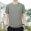 2026 Nuevo Estilo Camiseta de Hombre Verano Seda de Hielo Camiseta de Hombre Deportiva Manga Corta Hombre Secado Rápido Transpirable Seda de Hielo Elástica Fresca Hielo