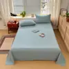 Nuevo juego de ropa de cama para el hogar 2026, 100% algodón cepillado y engrosado, color liso simple, suave y amigable con la piel