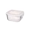 Contenedor Cuadrado de Vidrio de Borosilicato de Alta Calidad para Alimentos de 520ml